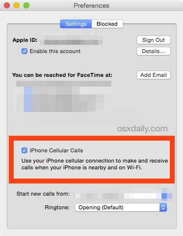 connect your iphone to your mac for facetime